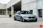 BMW M3 Sedan on Vossen Wheels (HF-3) 2019 года